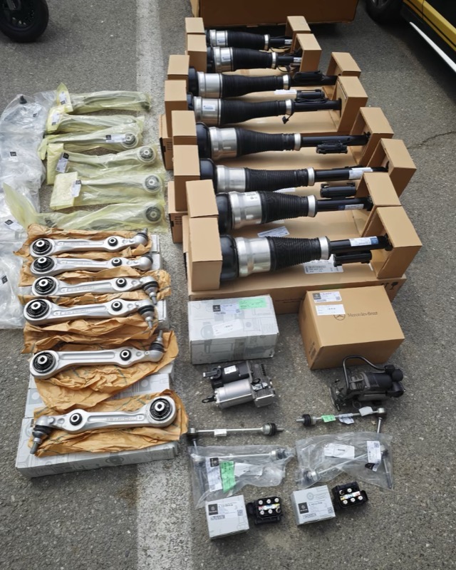 Chassis and suspension parts